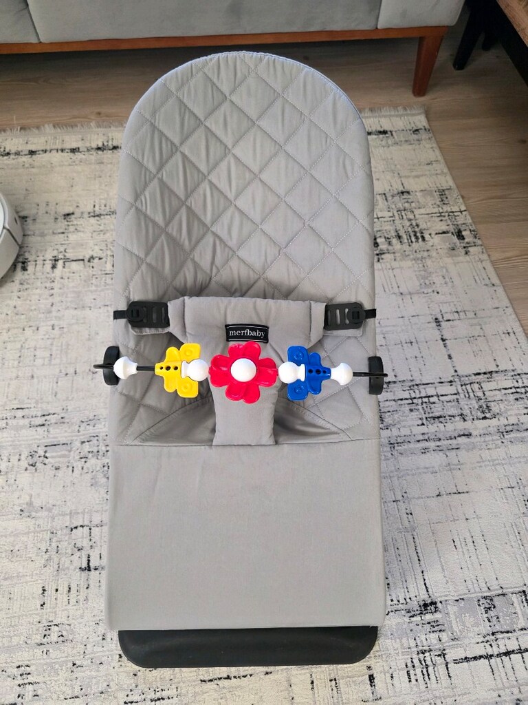 Merfbaby katlanır 3 kademeli oyuncaklı ana kucağı - 7