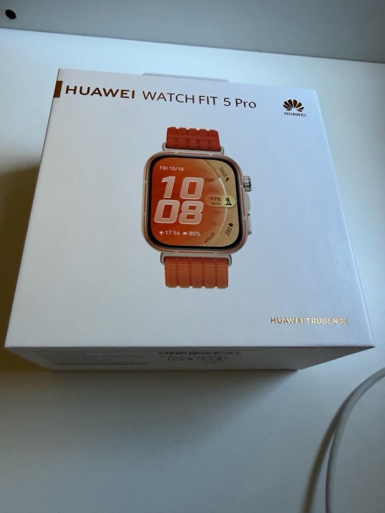 Huaweı watch fıt 5 pro orange