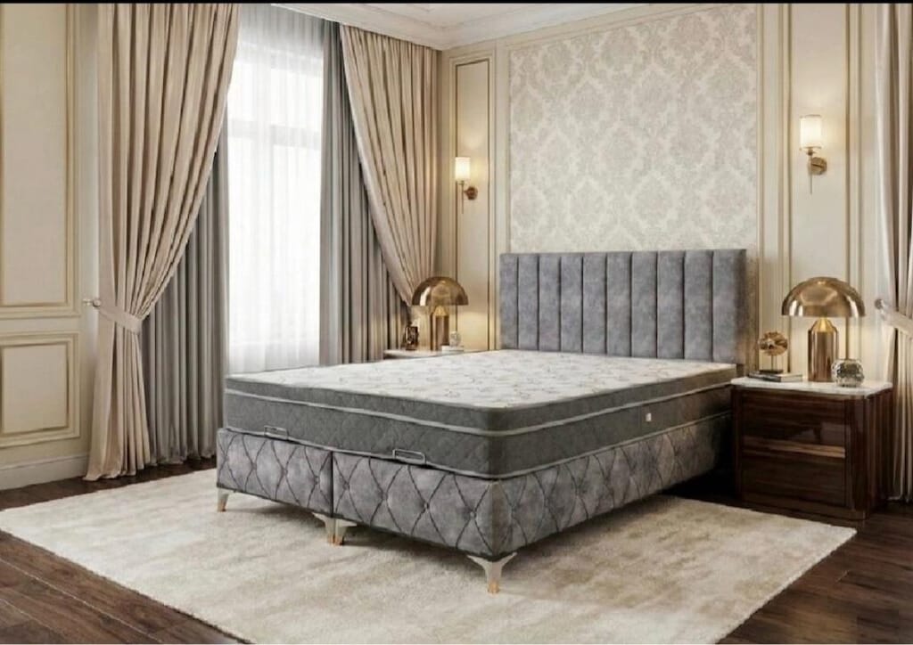 çift kişilik baza başlık yatak - 10