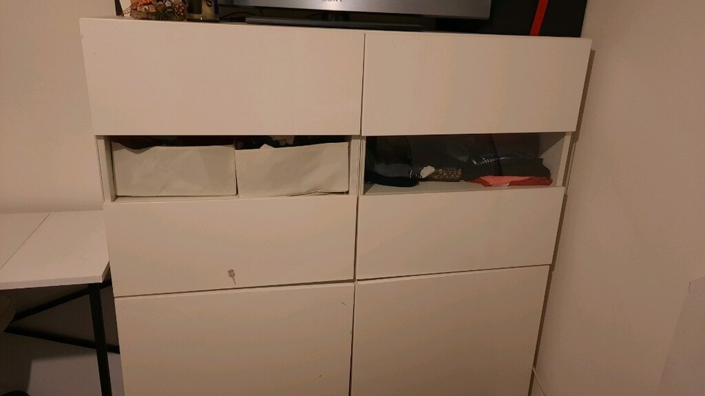 ikea Tv Ünitesinden İşaretli 2 Dolap - 2