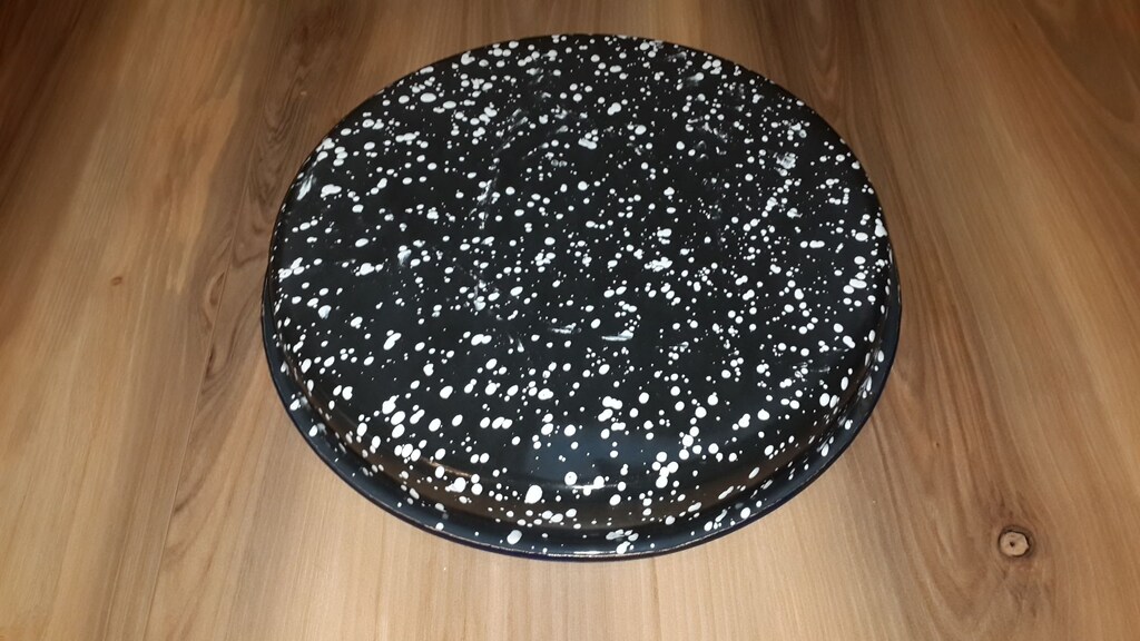 Beyaz-Siyah Tepsi Benekli 48x5 cm - 3