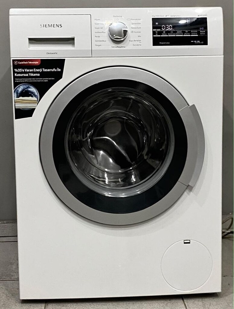 SİEMENS 9 KG 1400 DEVİRLİ A+++ İNVERTER. ÇAMAŞIR MAKİNESİ HEMEN TESLİM - 2