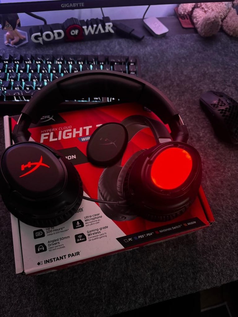HyperX cloud flight 2 wireless gaming kulaklık - 3
