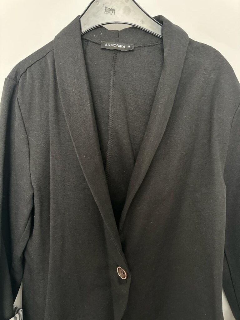 keten siyah blazer ceket - 3