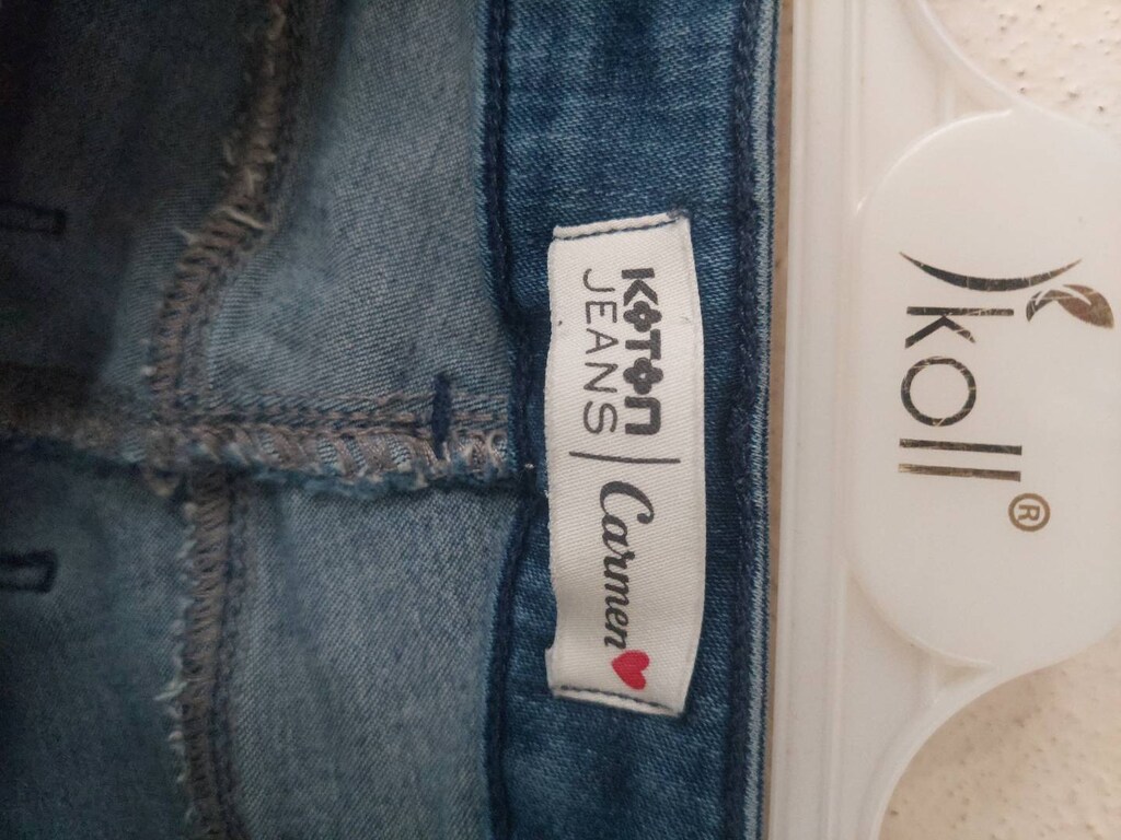 KOTON Carmen bayan skinny Jean pantolon - 7