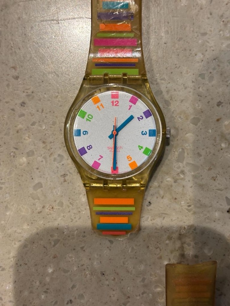 Swatch unisex renkli saat - 4