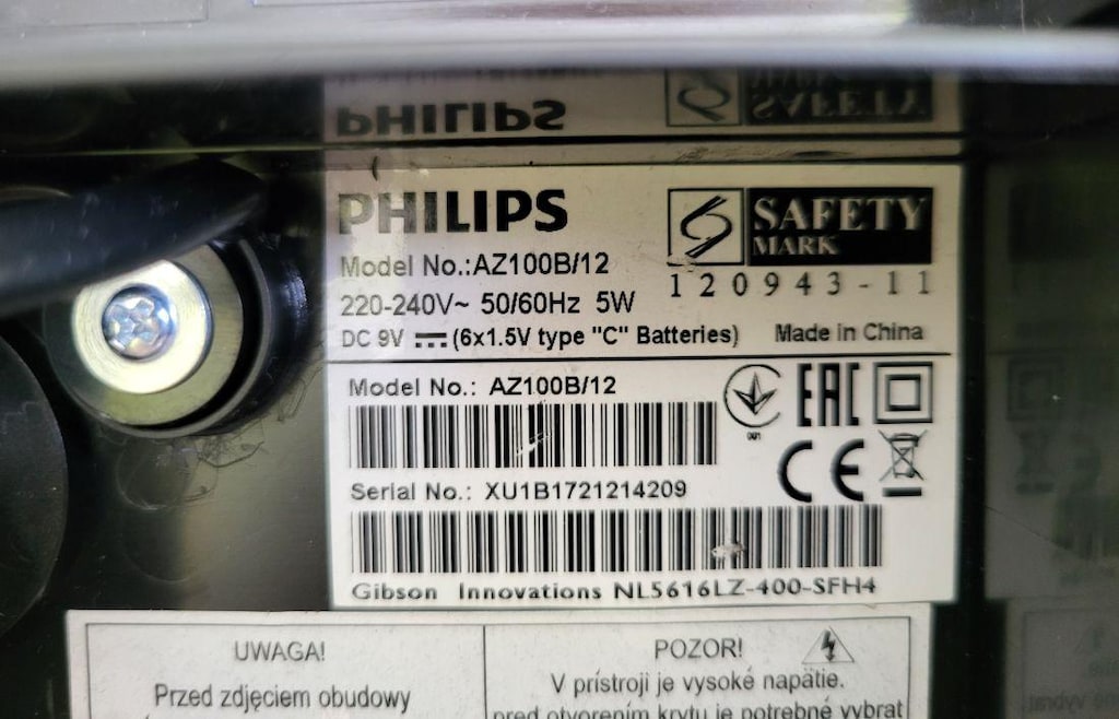 Philips AZ100 CD-FM Radyolu Portatif Müzik Seti - 4