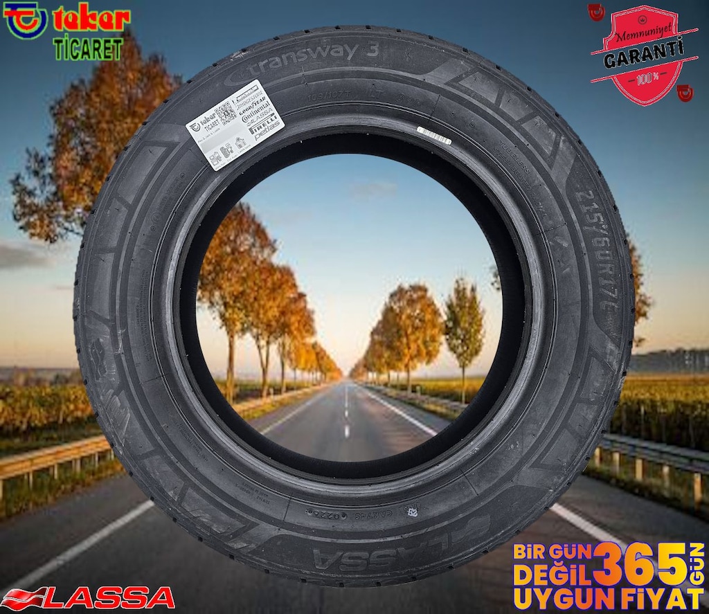 215 60 17 (C) Lassa TRANSWAY 3 #mevsim LASTİK #Teker Ticaret üt2026 - 2