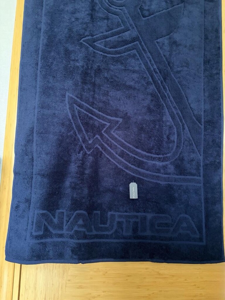 Orijinal nautica plaj havlusu unisex model sıfır etiketli - 10