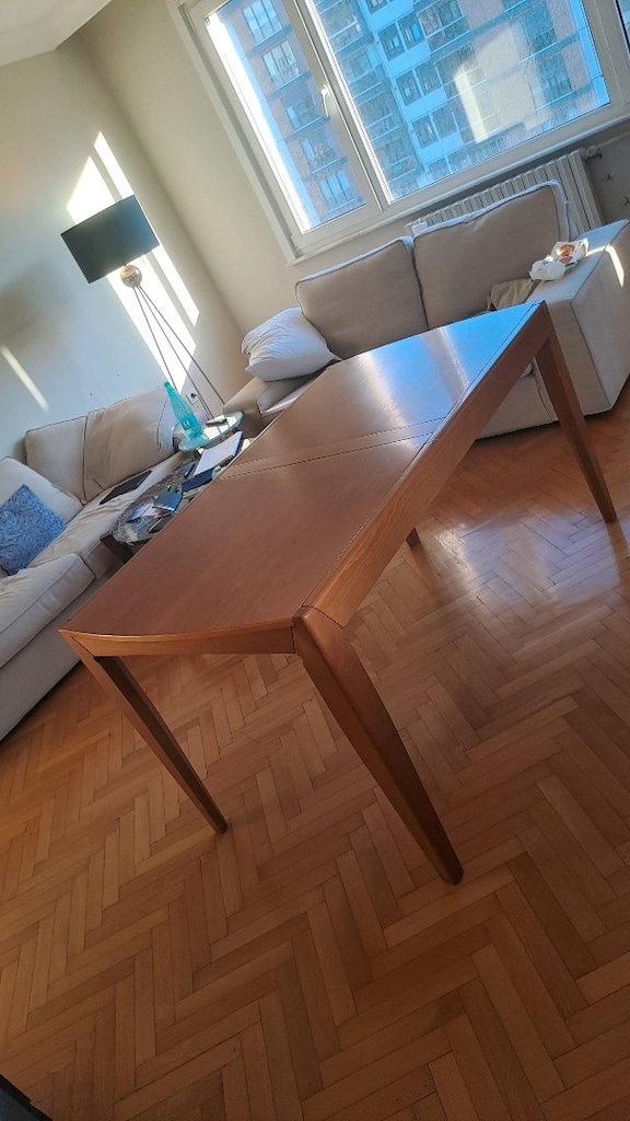 ahşap masa yemek masası açılır - 19