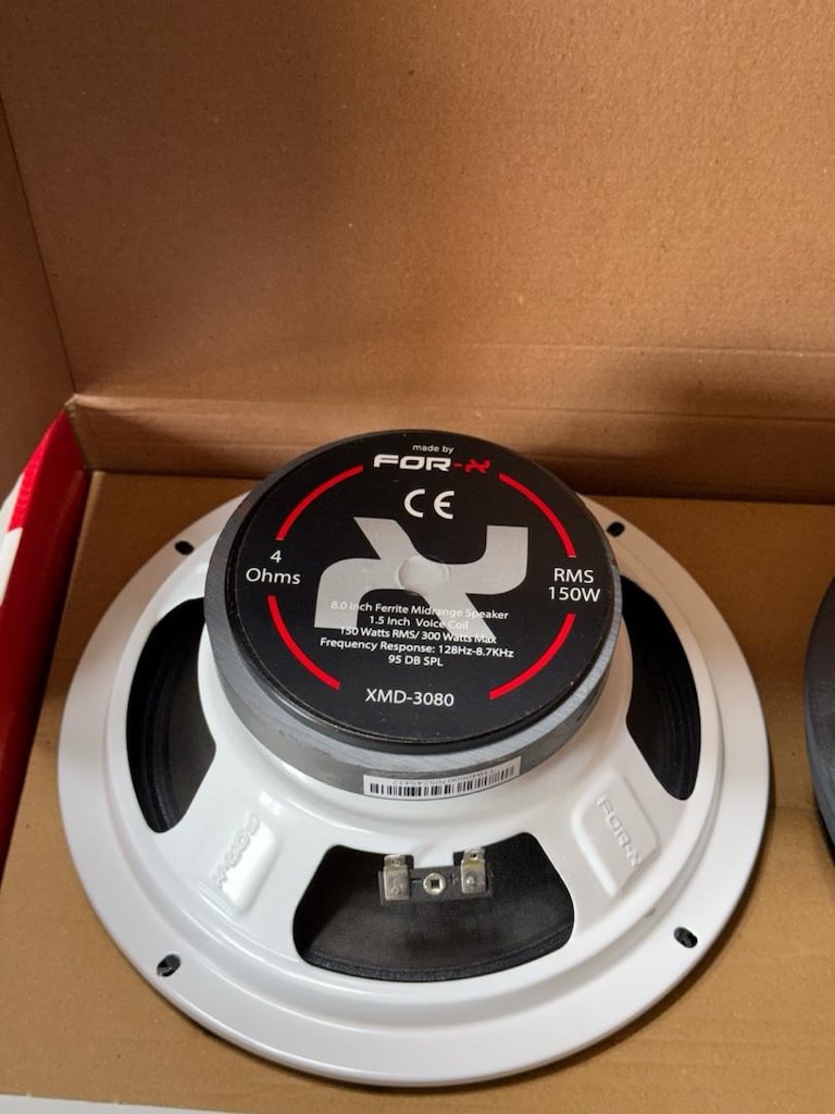 FORX XMD-3080 20 CM 1 ADET TEK MİDRANGE SIFIR - 3
