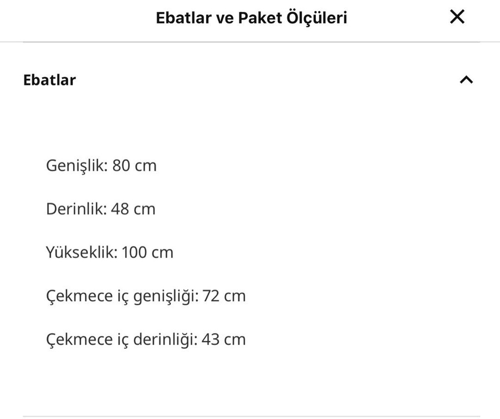 Ikea Şifonyer - 8