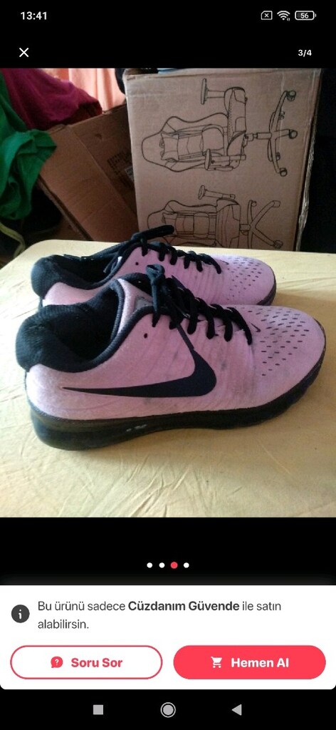 NİKE SPOR AYAKKABI PEMBE 36 NUMARA İstanbul, Esenyurt - 4