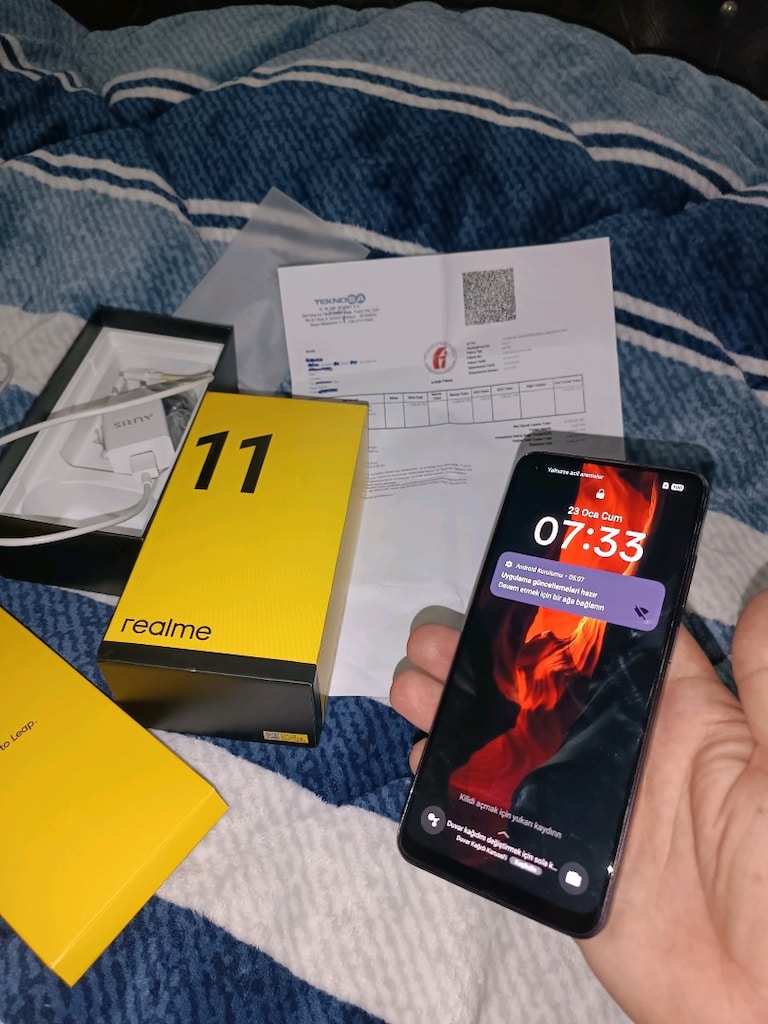 realme 11 128gb hafıza 16gb ram yurtiçi cihazı tr ciftsimli - 2