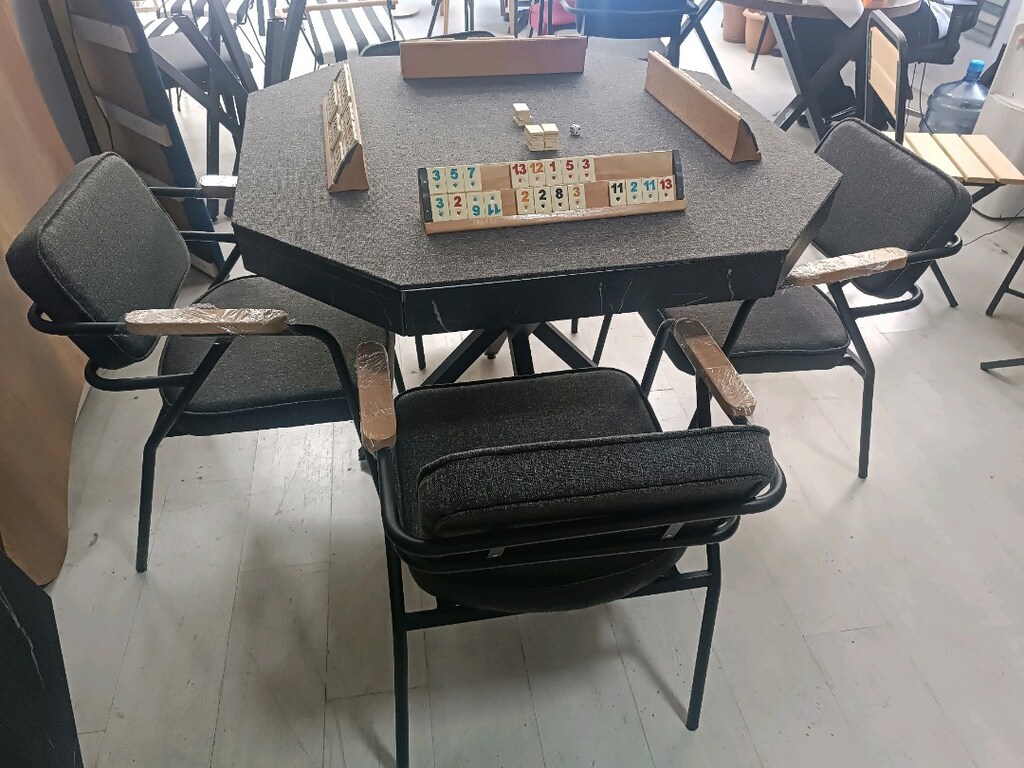 Çekmeceli MDF Tam sümen Okey Masa Takımı - 2