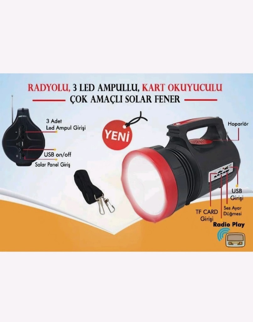 Çok amaçlı solar panelli aydınlatma sistemi - 2