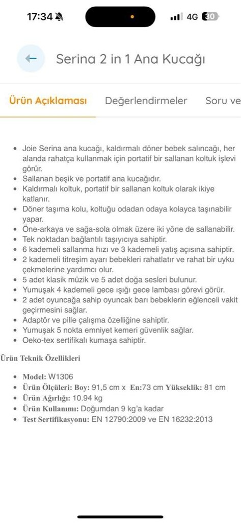 Joie Serina 2 in 1 Ana Kucağı.. - 3