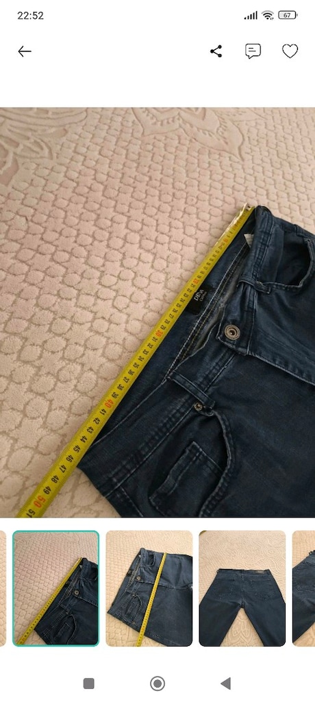 38 büyük beden erkek kot pantolon - 3