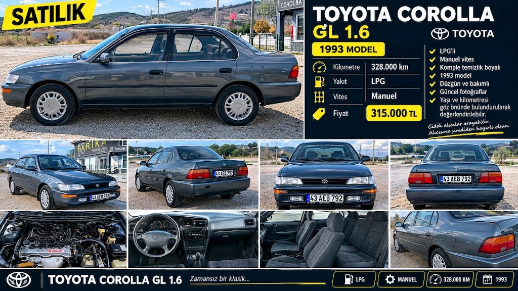 Toyota Corolla Japon efsane kasa gl 1.6 - 12