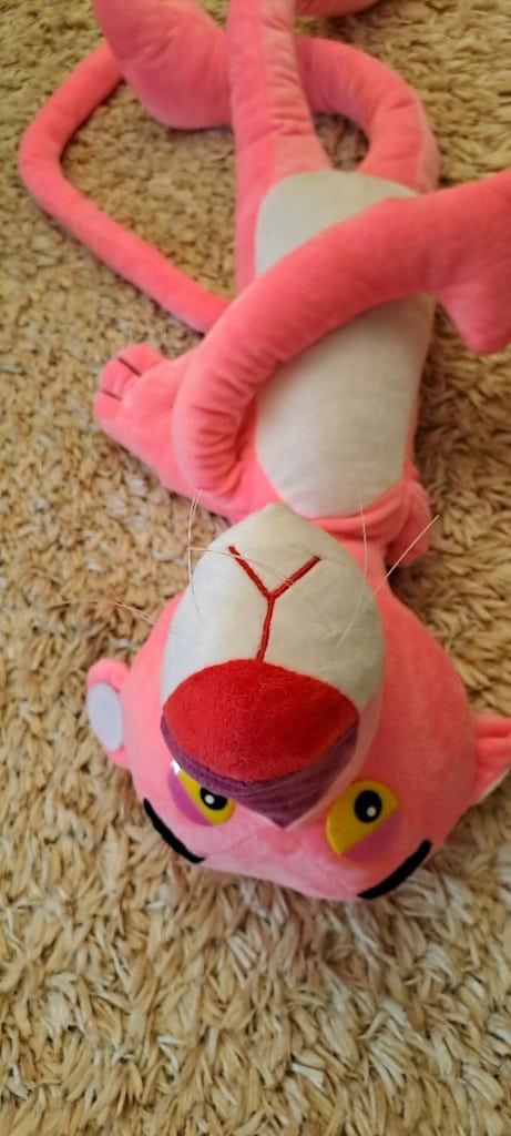 pembe panter pelus oyuncak - 6