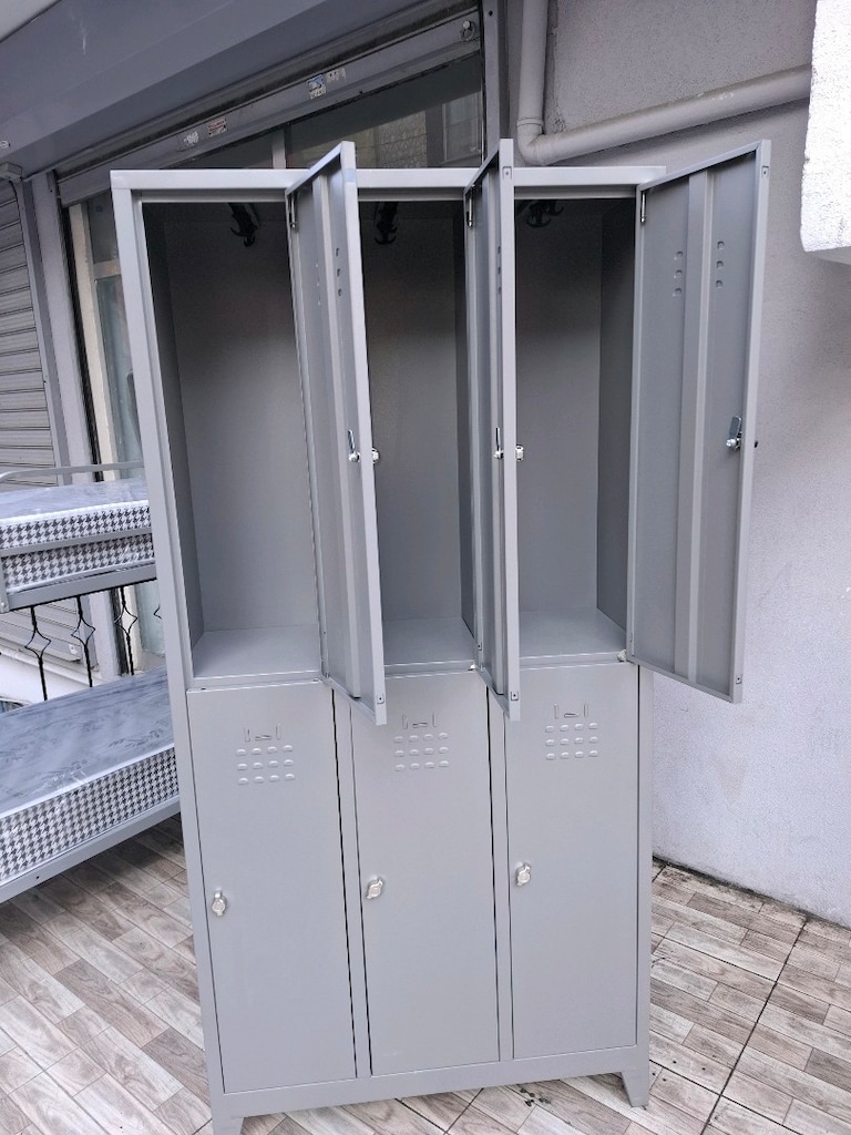 6 KAPILI METAL PERSONEL SOYUNMA DOLABI UCRETSİZ KARGO - 7