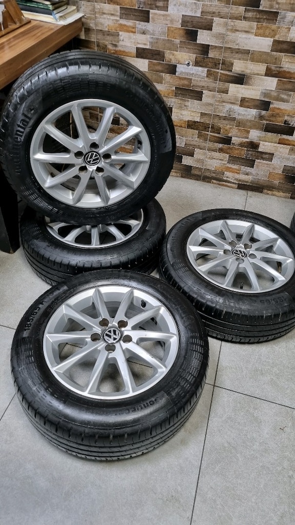 AYDİLEK JANT LASTİK PLUS 15 5X100 VOLKSWAGEN JANT TAKIMI OLUP 185 65 1 - 7