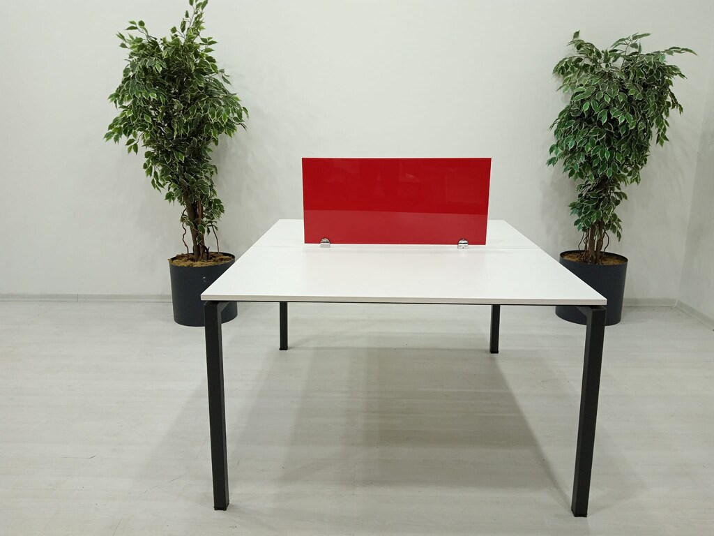 ATOM OFİS - SES YALITIMLI MDF 2 KİŞİLİK WORKSTATİON - 4