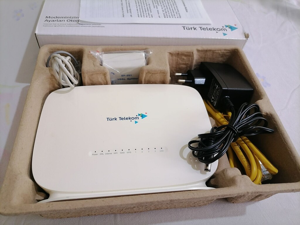 TÜRK TELEKOM MODEM HİÇ KULLANILMAMIŞ - 2