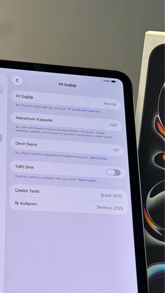 Apple İPad 7. Nesil 11'' M4 256 GB + APPLE PENCİL PRO HATASIZ - 3