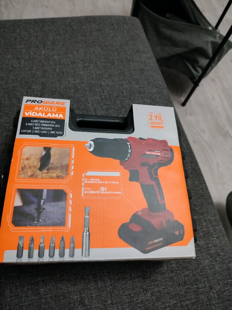 SIFIR proware şarjlı matkap - 2