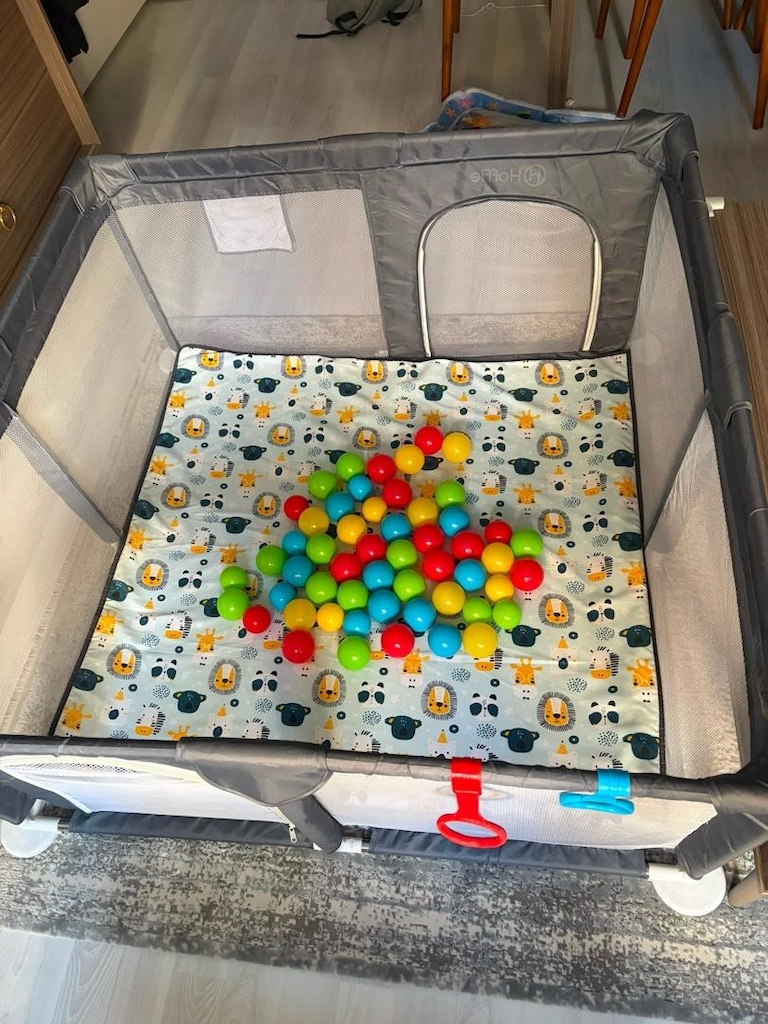 Hoffie Original Playard Çocuk Oyun Alanı ve oyun matı topları - 2