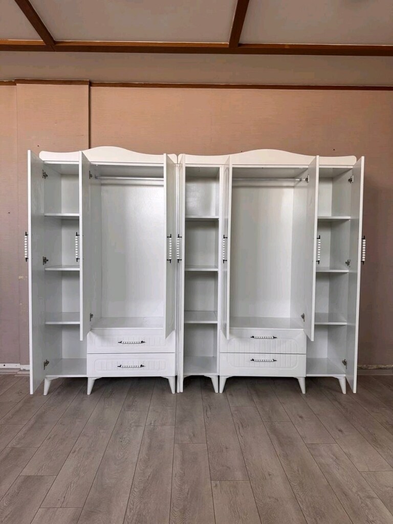 7 kapaklı Lina elbise dolabı full mdf - 2