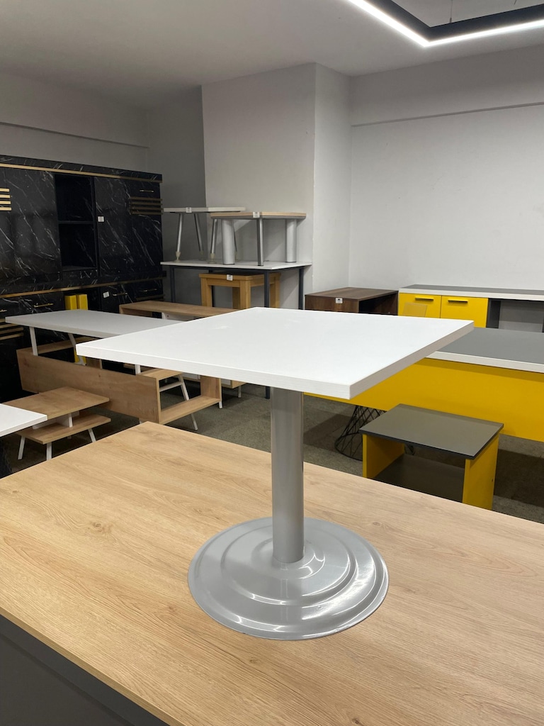 KLAS OFİS ÜSKÜDAR 50X50 BEYAZ SIFIR SEHPA - 3