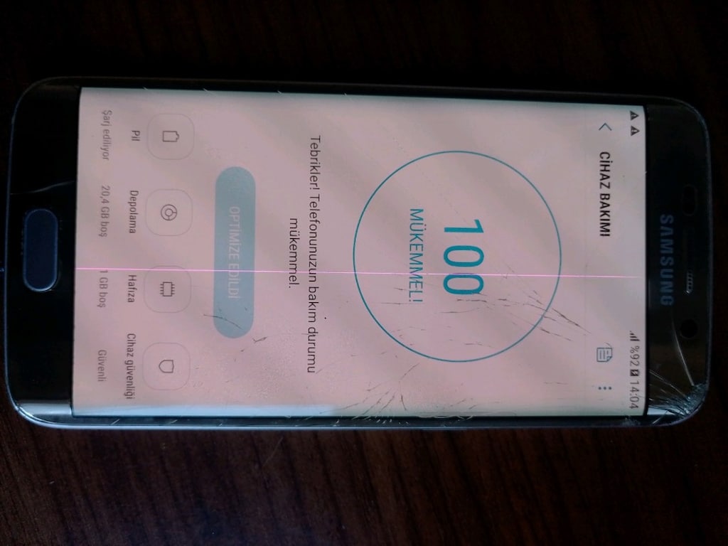 Galaxy S6 edge telefon ekran kırık - 4