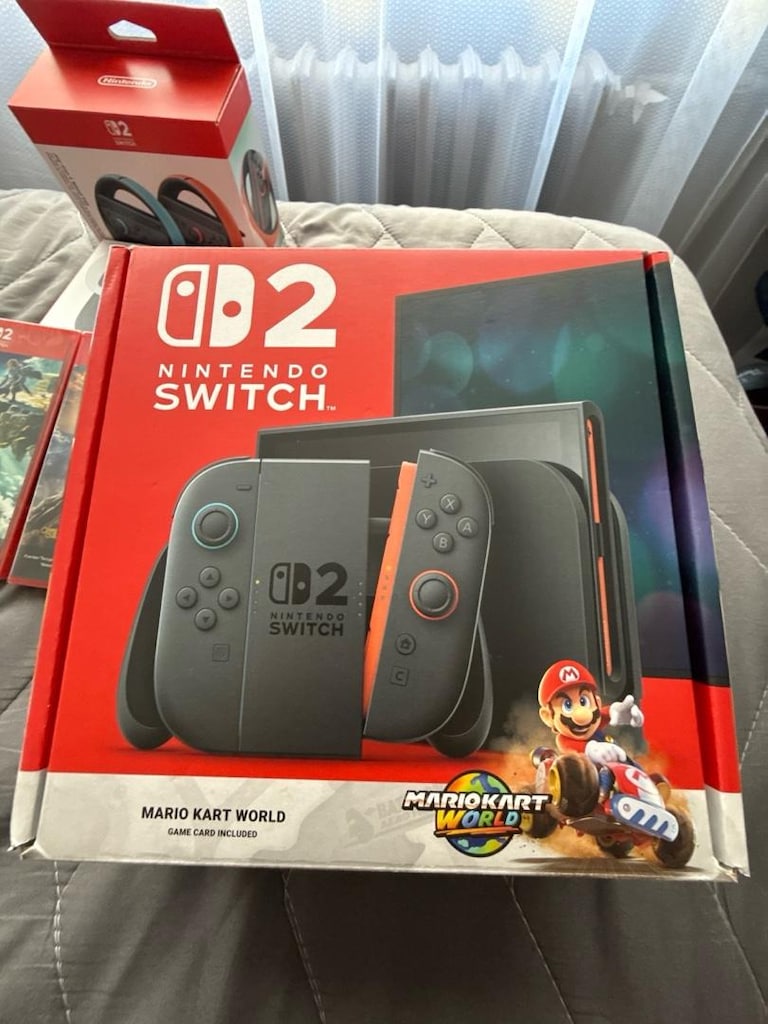 Nintendo Switch 2 (Çanta + 4 Oyun + Wheel)