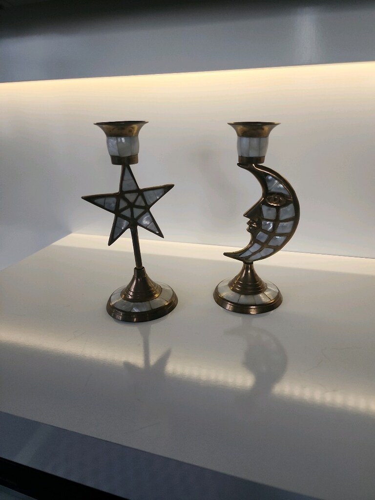 İthal Perinç ve Sedef kalmalı İkili Şamdan - 2