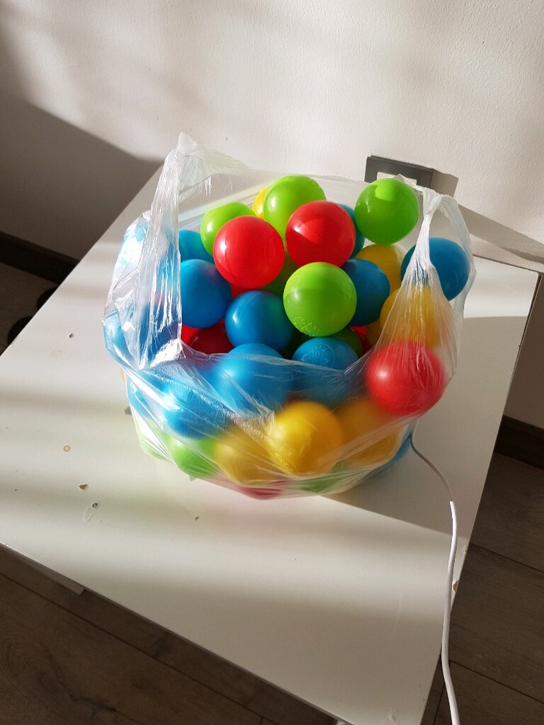 100 adet  top  plastik - 2