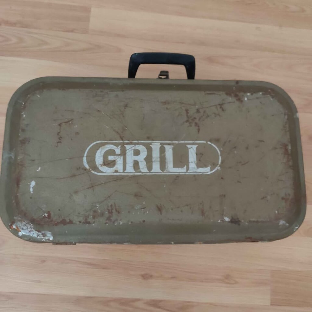 Tüplü Çanta Mangal, Barbekü. Tavuk çevirme aparatı ile. - 2