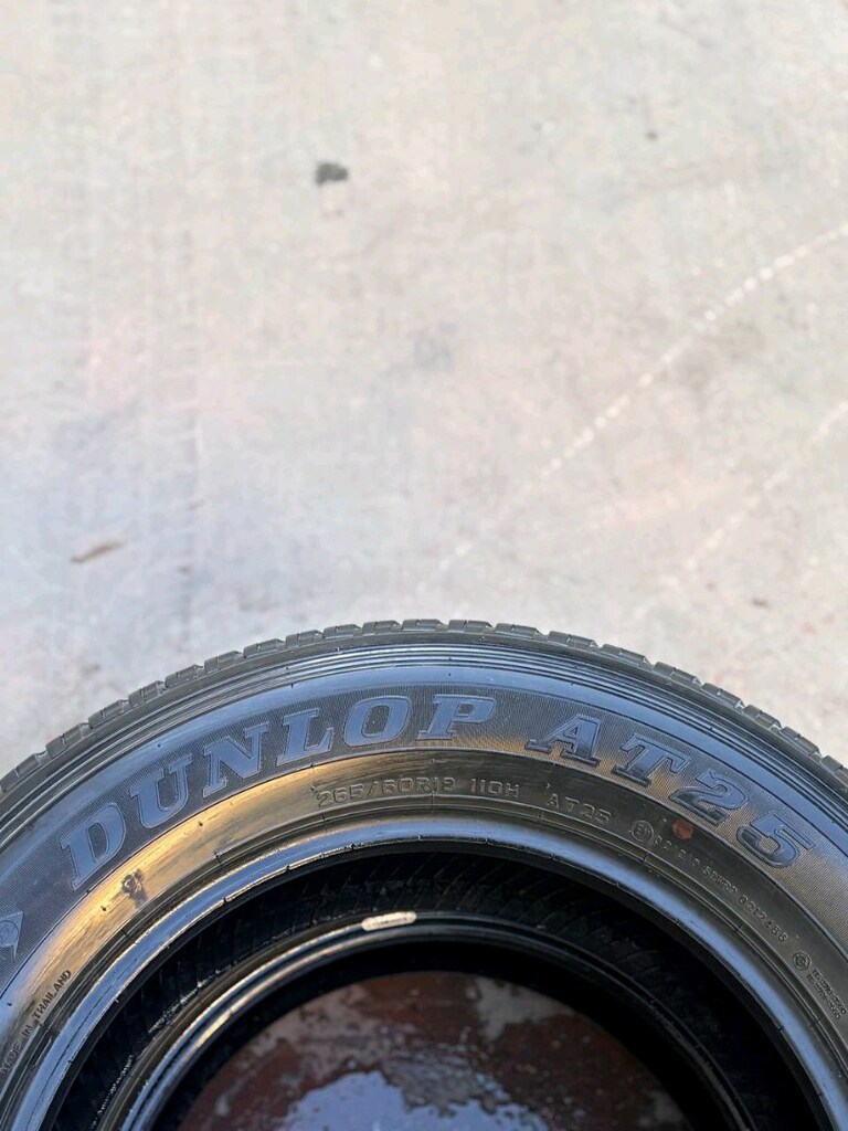 265 60 18 DUNLOP AT25 SIFIRDAN FARKSIZ 2 ADET 2023 - 4