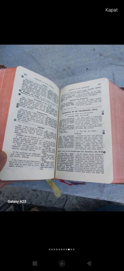 1952 Belçika başımı antika deri cilt misal kitabı - 8