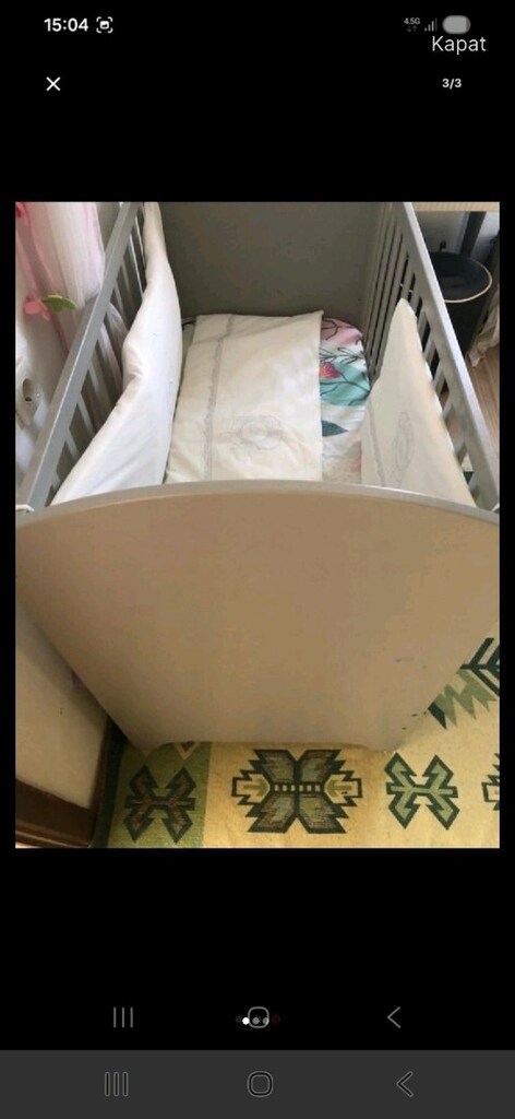 ikea gonat bebek beşigi - 3