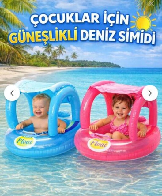 Sıfır Gölgelikli Bebek Botu, Bebek Simidi, Güneşten Koruyucu