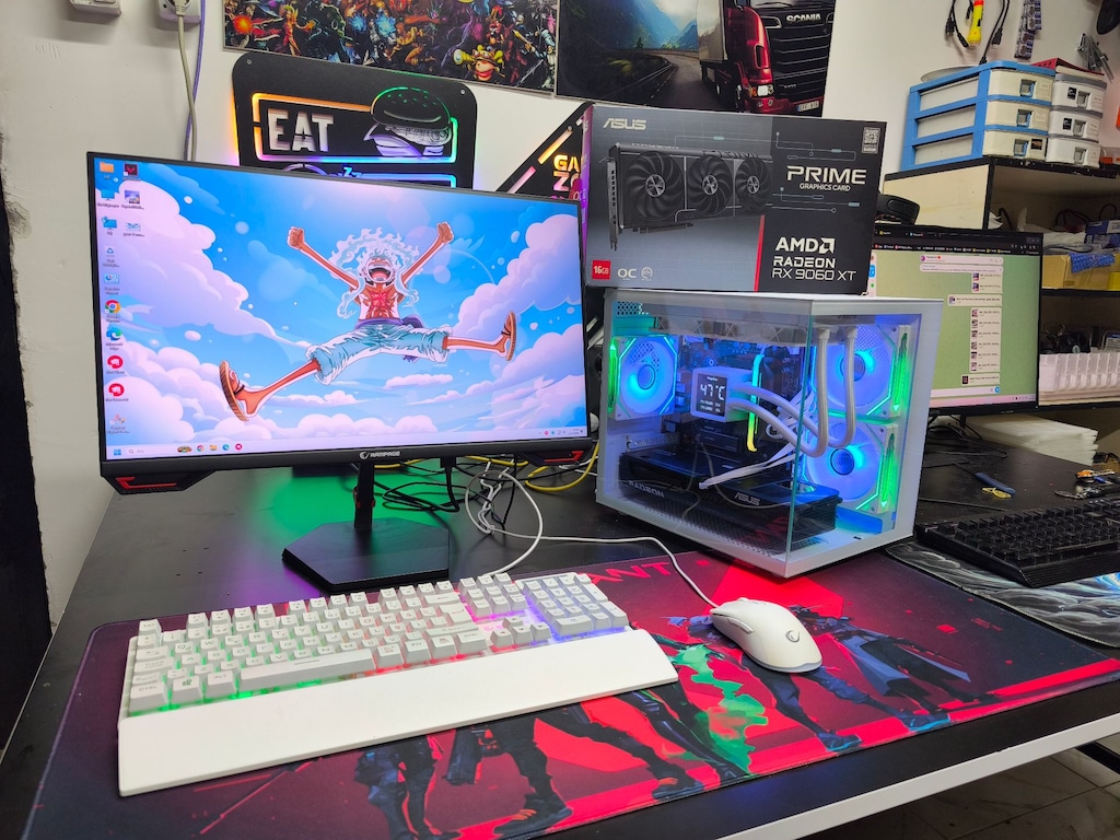DDR5 Ryzen 5 7500F-16GB-1 TB-RX 9060XT 16 GB - FULL SETUP - 8