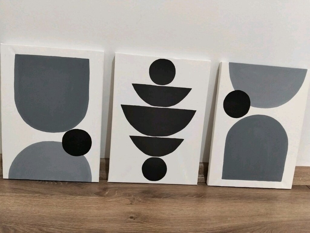 25×35 BOHEM DEKORATİF 3LÜ TABLO - 3