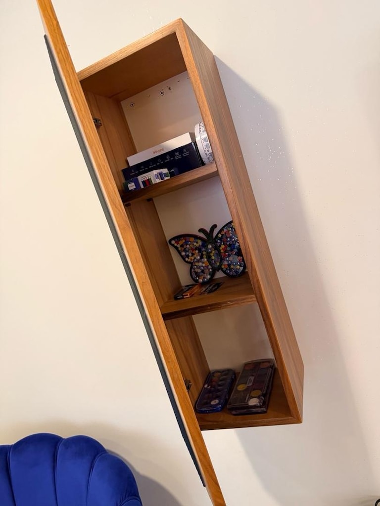 Satılık Modern TV Ünitesi + Konsol + 2 duvar Dolabı (ceviz, antrasit) - 4