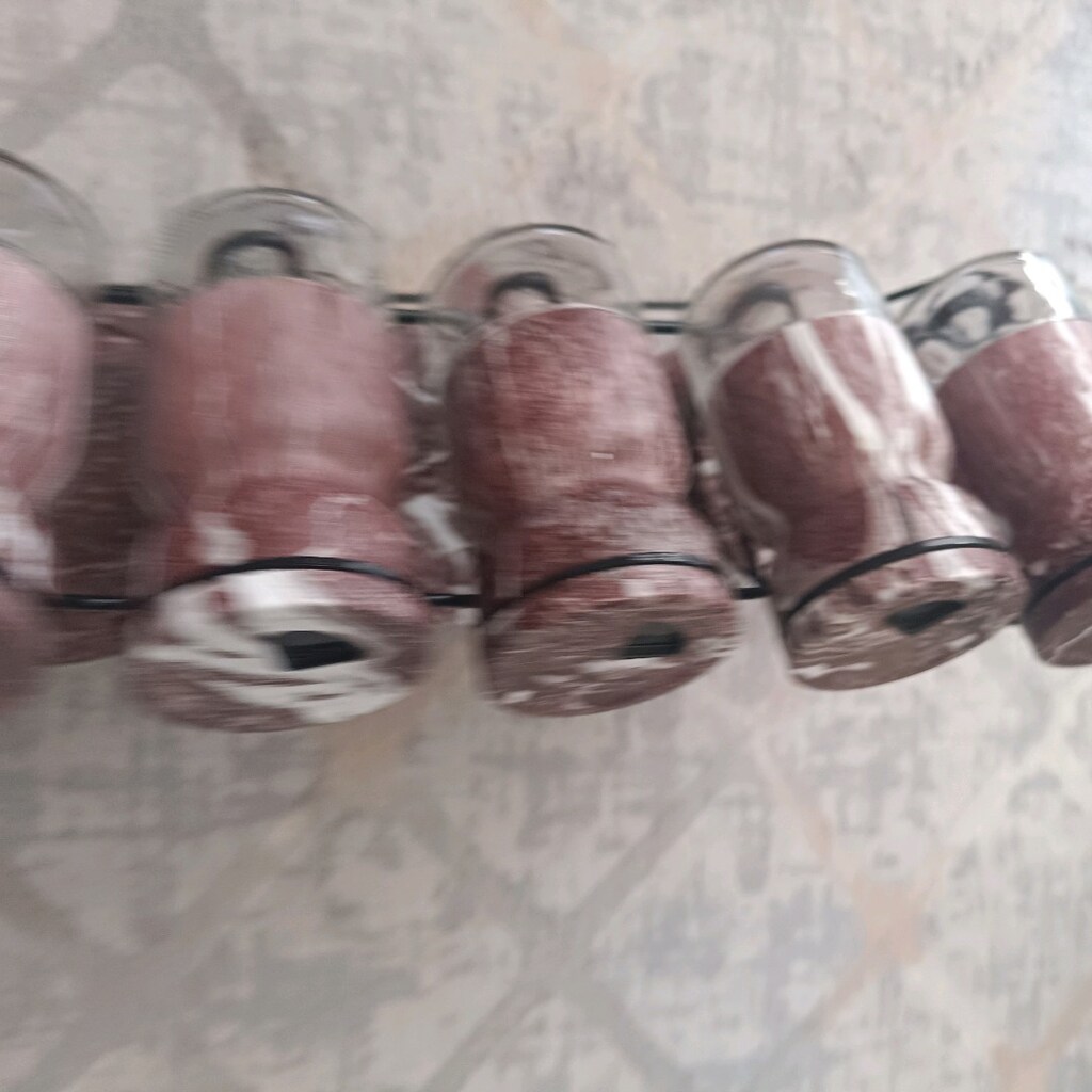 Mermer desenli vakumlu kapak Baharatlık seti ambalajlı yeni - 2