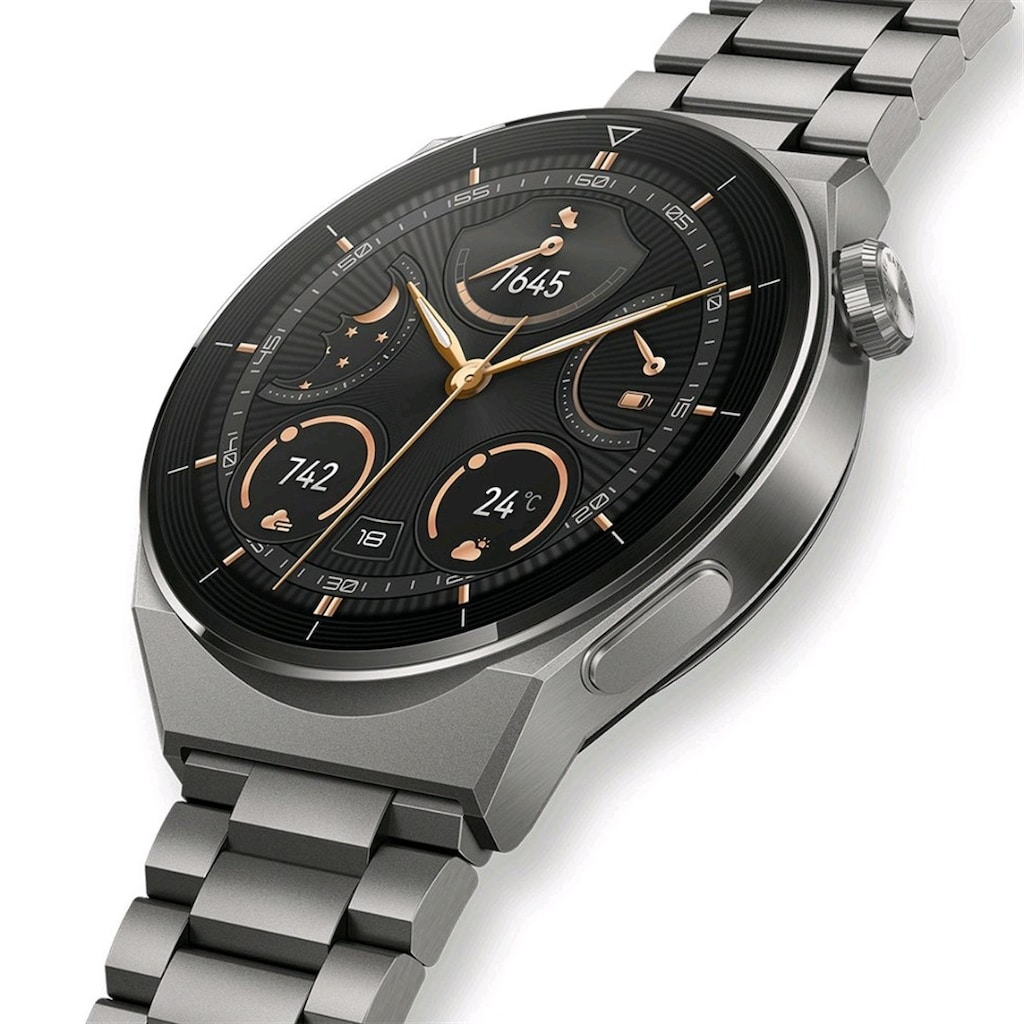 Huawei Watch GT3 Pro 46mm Titanyum EKG 14 gün pil 5 ATM GPS OUTLET - 2