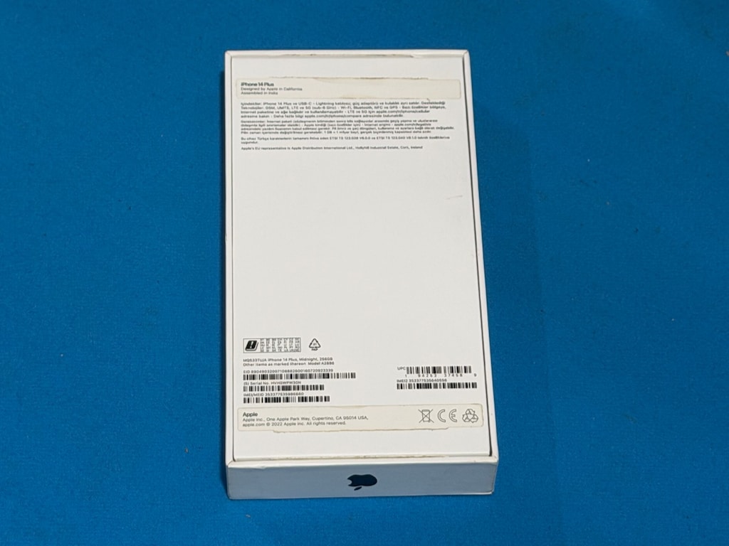 iPhone 14 Plus Midnight Orjinal Boş Kutu - 3