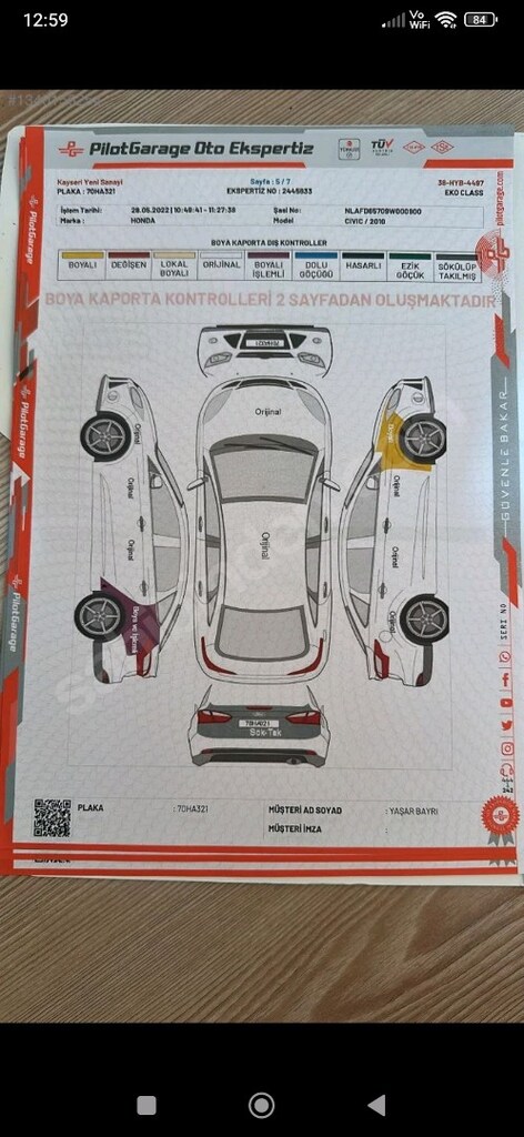 HONDA CİVİC 2010 PREMİUM MAKYAJLI KASA - 8