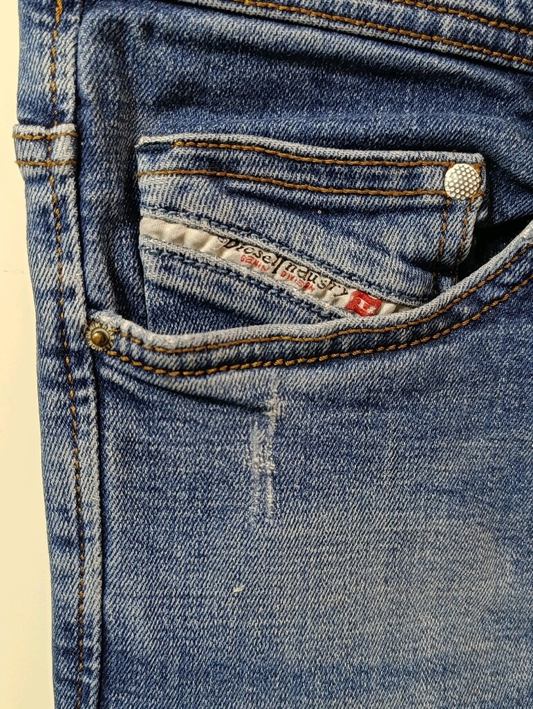 DİESEL SLEENKER SLİM/SKİNNY BLUE JEAN — görsel 8/13